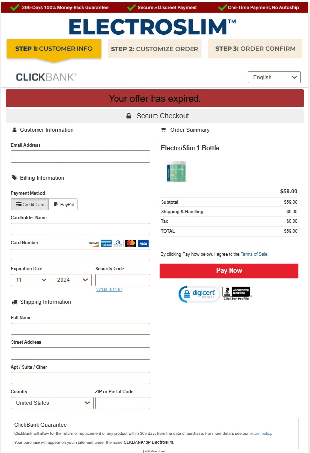 electroslim order